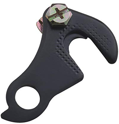 Schaltauge Schaltwerk Adapter 1Stk Schwarz Schaltgetriebe Mech Umwerfer-Aufhänger mit Schraubbefestigung aus Metall MTB-Fahrradersatzteile