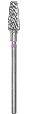 Staleks Broca de carburo Frustum para quitar uñas de gel acrílico fino/rojo