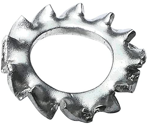 AERZETIX - C48812 - Lot de 100 Rondelles éventail à dentures extérieures - M4 - en acier inoxidable A2 - DIN 6798