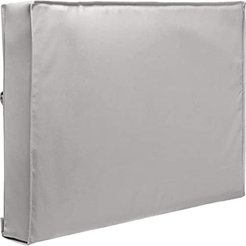 SOWUDM Copertura TV Resistente agli Agenti Atmosferici Antipolvere Esterna Beige 40 32 36 46 50 55 60 65 TV Schermo Protect