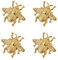 Vintage Honeybee Shape Cabinet Knobs Pull Handle Gold Bee Knob Copper Cupboards, Dressers, Doors, Cabinets & Drawers Knob Antique Home Decoraive Accessories [4 Pieces]