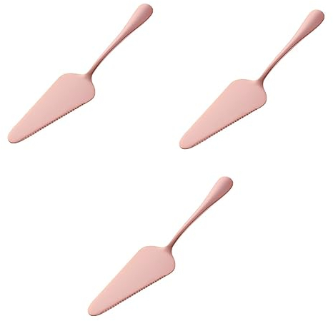 BESTonZON Hochzeitsdeko 3-Teiliges Grillbesteck Buttermesser Gebrauchswerkzeuge Feier Backcreme Gebäckheber Spülmaschine Sandwich-Scheibe Tortenwerkzeug Halter Wender Profi Oder Werkzeug