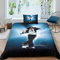 LENTLY Michael Jackson Kinder Bettwäsche Print Mikrofaser Bettbezug Mit Kopfkissenbezug, Jungen Teens Bettwäsche Set Kinder Erwachsene, Weich Haltbar Atmungsaktive Single（135x200cm）