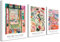Wieco Art Leinwand-Kunst, 3-teilig, Henri, Mattise-Kunst, abstrakte, bunte Matisse-Poster, Leinwanddrucke für Wand und Heimbüro, Dekorationen