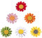 6 Stück Daisy Blume Brosche, Gänseblümchen Brosche Pin, Emaille Anstecknadel, Emaille Blumen Brosche, Für Partygeschenke, Geschenke Für Frauen Und Mädchen, Täglich