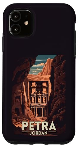 Petra Jordan Retro Vintage Travel Souvenir Case for iPhone 11