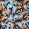 Viskose Webware Viskosedruck Radiance | blue/brown | Meterware | ab 50x140cm