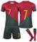 Jcoscloing Boy Football Trikot, Fußballtrikot -Sportanzug,Fußballtrikot-Set mit der Nummer 7, Fußballtrikot mit Socken, Heim-Fußballtrikot-Set