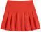 Arshiner Mädchen Rock Rot Sportrock Tennisrock Kinder Faltenrock Weihnachtstag Skaterrock Golfrock mit Taschen Innenhose Schuluniform Hosenrock 150/11-12 Jahre