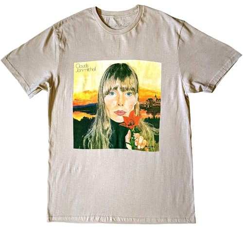 Rock Off officially licensed products Joni Mitchell Clouds T Shirt XXL