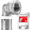 BOOPARTS - raccord multicouche à sertir - coude de transition à sertir multicouche Ø20 x 1/2 (15/21) femelle contour TH - pour joindre un tube multicouche et un raccord filleté femelle