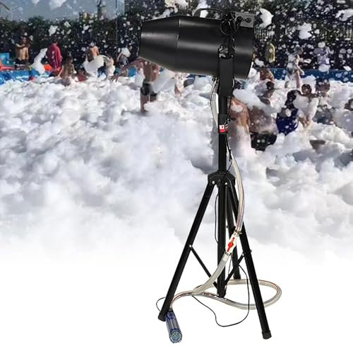 HMLSYZX Schaumstoff-Maschine, große Schaummaschine für den Außenbereich, 6-10 m Entfernung, Schaumstoff-Maschine für Kinder, für Partys, Wasserparks, Pools, Schwarz