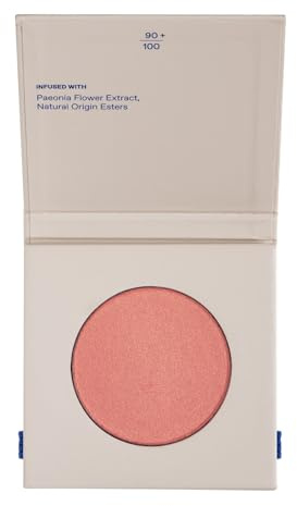 KORRES Natural Fresh Blush Pink Peony 01, ultra-cremiges Puder-Rouge mit samtiger Textur, Finish mit Satin-Touch für einen natürlichen Glow, mit Pfingstrosenblüten-Extrakt, vegan 4,5 g