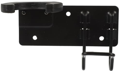 Generic Metal Microphone Holder Wall-Mounted Mic Hook with Cable Organizer, Home Mic Stand for Ktv and Stage Use, Sturdy Iron Microphone Hanger Accessory