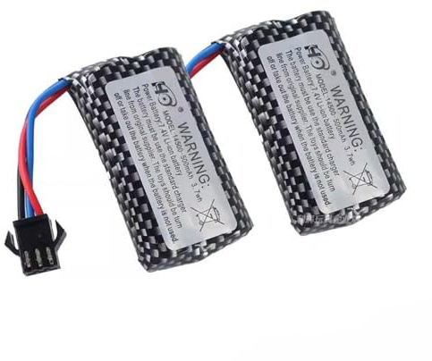 STASRC 2Pcs JJRCc C8815 Original Accessories 500mah 7.4V Li-ion Battery for C8815 RC Car