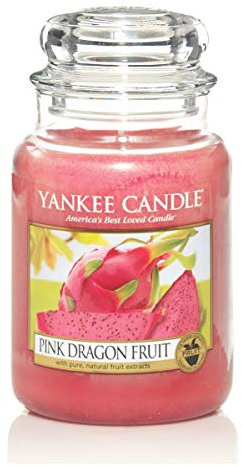 Yankee Candle Large Jar Scented Candle, Pink Dragon Fruit, up to 150 Hour Burn Time