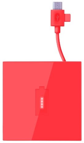 Nokia Mini Batterie de Secours Micro USB 1720 mAh Rouge