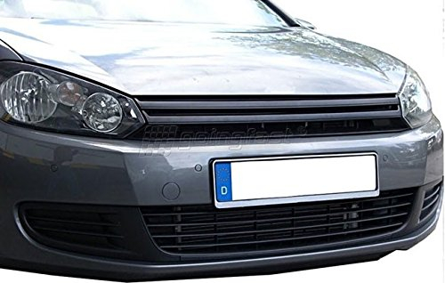 Kühler- Sport- Front- Rippen- Grill ohne Emblem Schwarz Eintragungsfrei