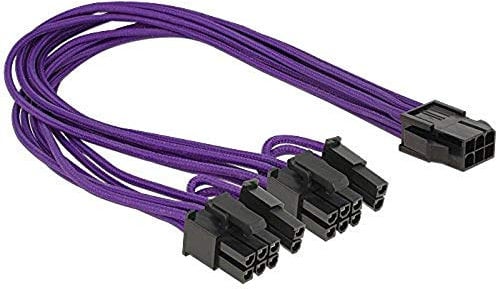 DeLOCK cable Power PCIe 6 pin Bu > 2 x 8 pin St 30 cm - 83704