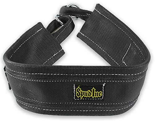 Spud Black Belt Squat Large Belt for Weight Lifting Strength Training and Power Lifting by Spud, Inc.
