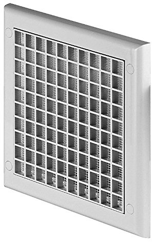 Ducting Ventilation Cover 100mm / 4 Wall/Ceiling Air Vent Grill 190mm x 190mm with Fly Screen/Net/Mesh TP3