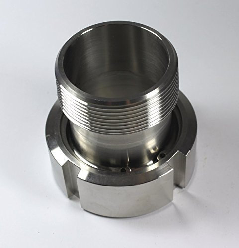 Täsler - Industrieverpackungen IBC Adapter 360° V4A - DN50 S60x6 IG auf 2 AG - EPDM - drehbar - für IBC Container/Regenwassertank