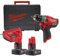 M12 FDD - 602X Fuel Drill Driver 12V 2 x 6.0Ah Li - ion