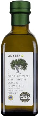 Odysea Organic Greek Extra Virgin Olive Oil, PGI Chania, 500 ml