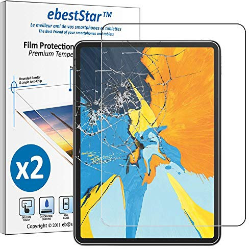ebestStar - Verre Trempé x2 pour iPad Pro 11 (2022, 2021, 2020, 2018) Apple, Vitre Protection, Film Anti Casse, Anti Rayures, Sans bulles
