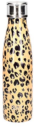 Built Perfect Seal Leakproof Insulated Water Bottle/Thermal Flask, Stainless Steel, 480 ml, Leopard