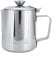 MAGT Milchkännchen mit Deckel, Edelstahl Milchkanne 350ml Kaffeekanne Edelstahl Milchschaumkännchen Milchaufschäumer Krug für Lattekaffee Art(350ML)