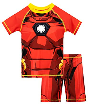 Marvel Boys Iron Man Swim Set Multicoloured Age 3 to 4 Years