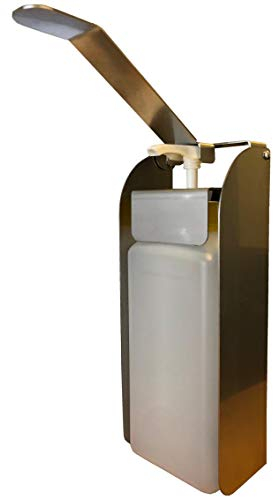 Handdesinfektionsspender Desinfektionsspender 1 Liter aus Edelstahl Spender Nachfüllbar