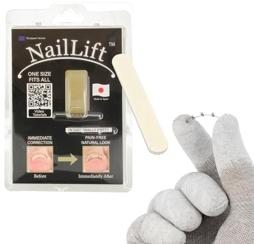 NailLift Corrector de uñas para uñas encarnadas | Efecto inmediato | Desarrollado por médicos | Apto para todos los tamaños de uñas | Ajuste natural | Pinza correctora de uñas