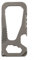 Rayeeley Carabiner Clip Keychain Titanium Mini Multi-Functional Screwdriver Bottle Opener Snap Hook Buckle Key Chain for Outdoor Backpack Hiking Pocket EDC Tool