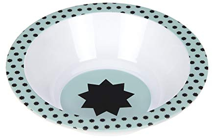 Lässig Bol pour enfants Vaisselle pour enfants sans mélamine, sans BPA, pour lave-vaisselle et micro-ondes/bol PP Little Chums Dog