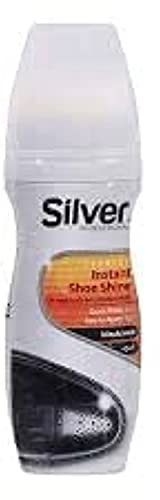 Silver Liquid Instant Cirage pour chaussures Noir 75 ml