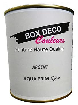 Peinture primaire argentée murale acrylique Aqua Prim Effet Argent - 750ml/ 7.5m²