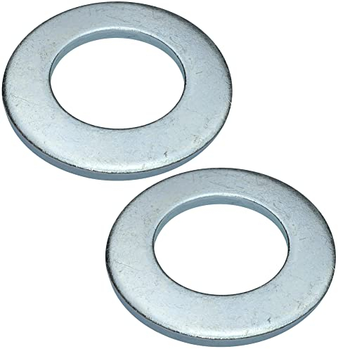AERZETIX - C49145 - Satz von 2 Unterlegscheiben flach breiter - beilagscheiben - M36 Ø64mm H 4.7mm - aus verzinktem stahl - DIN 125 - für holzkonstruktionen