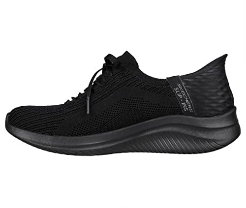 Skechers Ultra Flex 3.0 Brilliant Path, Zapatillas Mujer, Black Knit Trim, 38 EU
