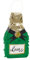 Unique Lujosa mini botella de champán, piñata, 1 unidad, diseño de papel verde, dorado, blanco y negro, ideal para celebraciones elegantes y momentos de Unique