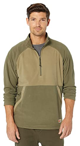 Fjallraven 87055-625-622 Vardag Lite Fleece M Sweatshirt Herren Laurel Green-Light Olive Größe XL