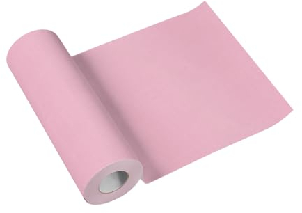 PAW - Tischläufer aus Airlaid (40 cm x 24 m) I Tischdeko für Kommunion, Konfirmation, Hochzeit, Geburtstag, Gartenparty, Taufe I Tischband - Einfarbig, Rosa I Farbe: Monocolor (Light rosa)