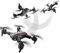 KY605 Pro Mini Drone 4K HD Camera Four Way Obstacle Avoidance Altitude Hold Mode Foldable RC Quadcopter Toys Gifts…