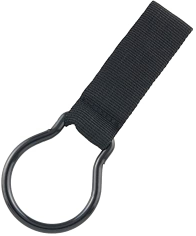 WHYHKJ Flashlight Ring Nylon Dual Snap Clip Flashlight Ring Holder for Duty Belt Duty Belt Keep D/C Cell Flashlight