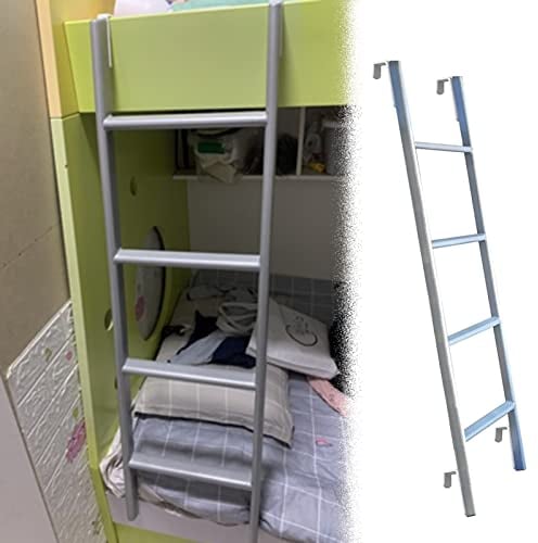 ENHEN Hochbettleiter Verstellbare Zweiketten -Bunk -Leiter - 116 cm / 130 cm / 140 cm / 150 cm Groß, Robus Heavy Duty Home Camper Bett Side Leiter, Metall-Leiter (Size : 116cm/45)
