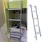 ENHEN Hochbettleiter Verstellbare Zweiketten -Bunk -Leiter - 116 cm / 130 cm / 140 cm / 150 cm Groß, Robus Heavy Duty Home Camper Bett Side Leiter, Metall-Leiter (Size : 116cm/45)