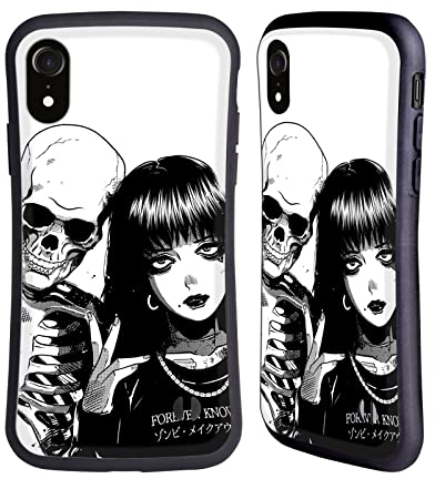 Head Case Designs Offizielle Zombie Makeout Club Forever Weiß Es Am Besten Kunst Hybride Handyhülle Hülle Huelle kompatibel mit Apple iPhone XR