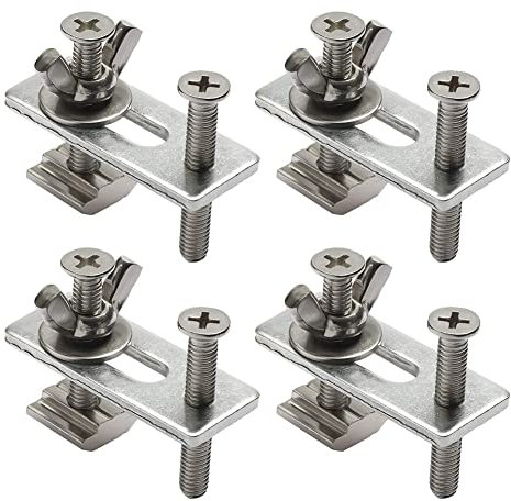 4 Set T-Track Klemme M6 Halteklemmen CNC Fräser Sperrholz Graviermaschine