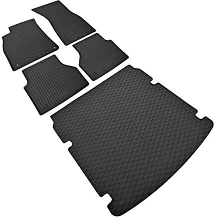 Stylisches Gummi- und Kofferraumwanne Set geeignet für Audi A6 C8 ab 2018 - Schützen und Aufwerten in Einem.